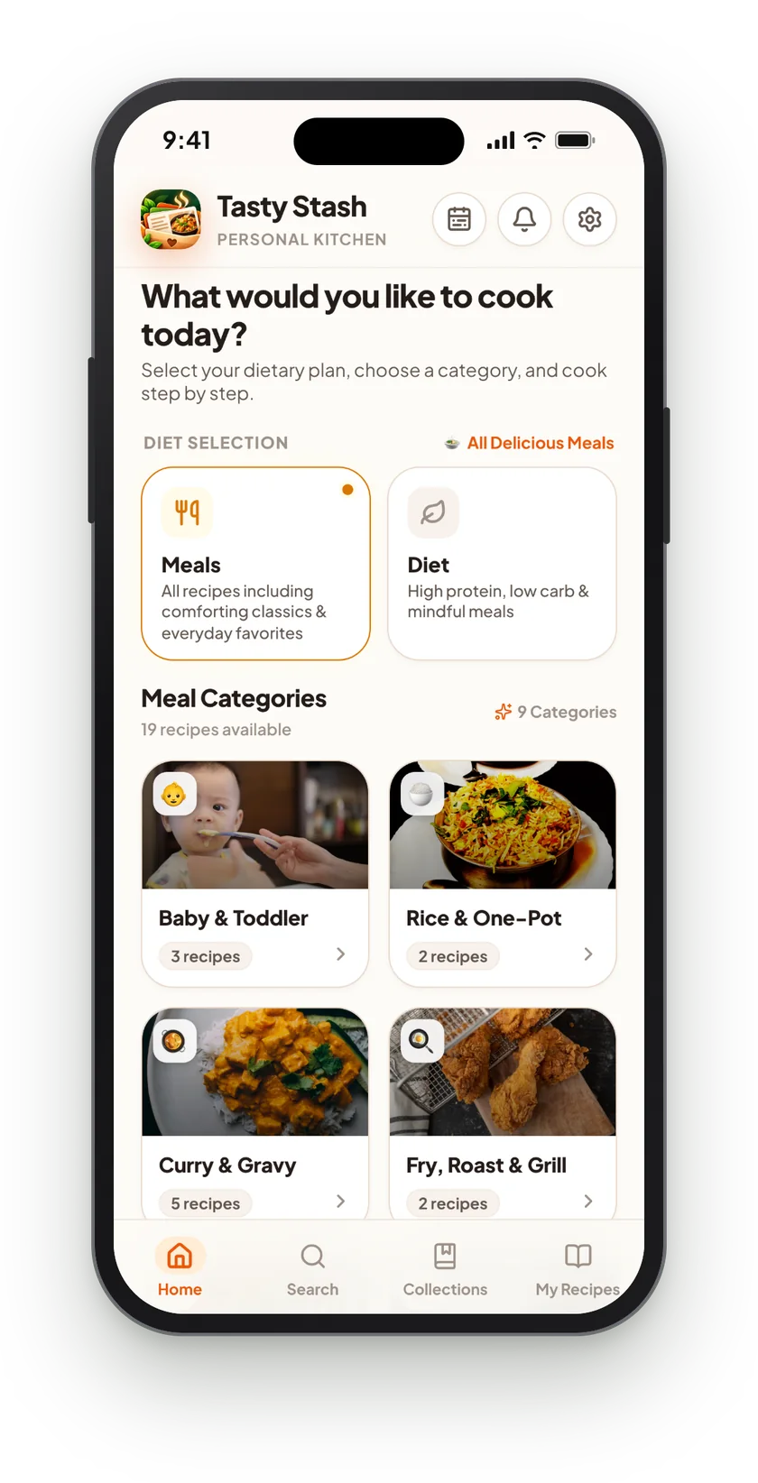 Tasty Stash: Find any recipe fast